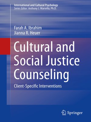 cover image of Cultural and Social Justice Counseling